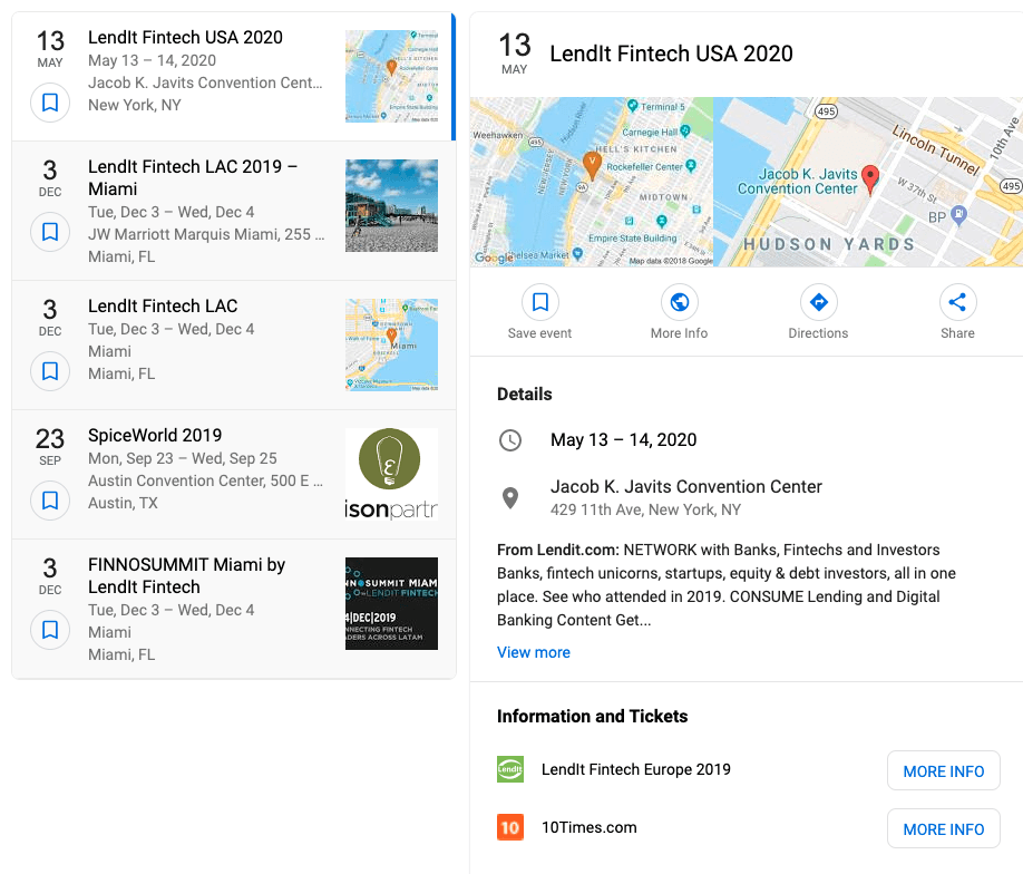 Lendit Rich Result