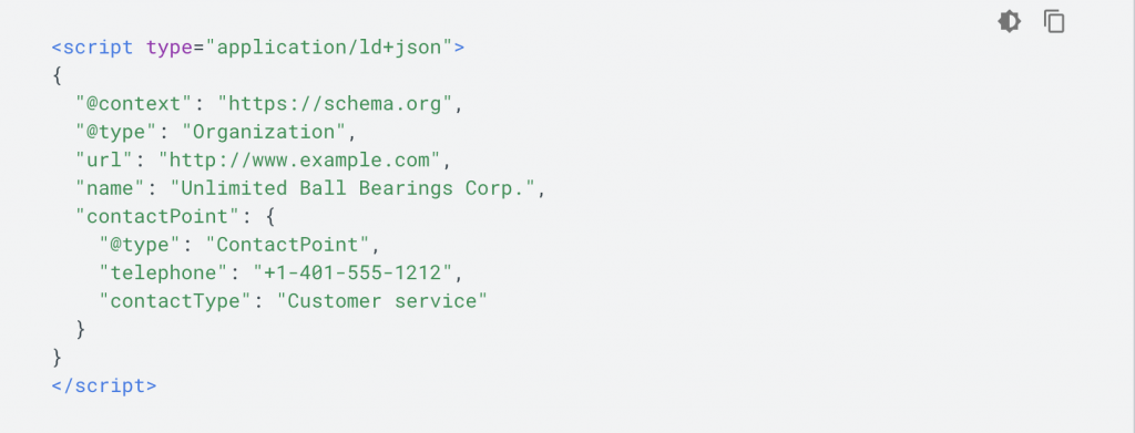 JSON-LD - Structured Data Example