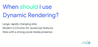 Dynamic Rendering When To Use Image